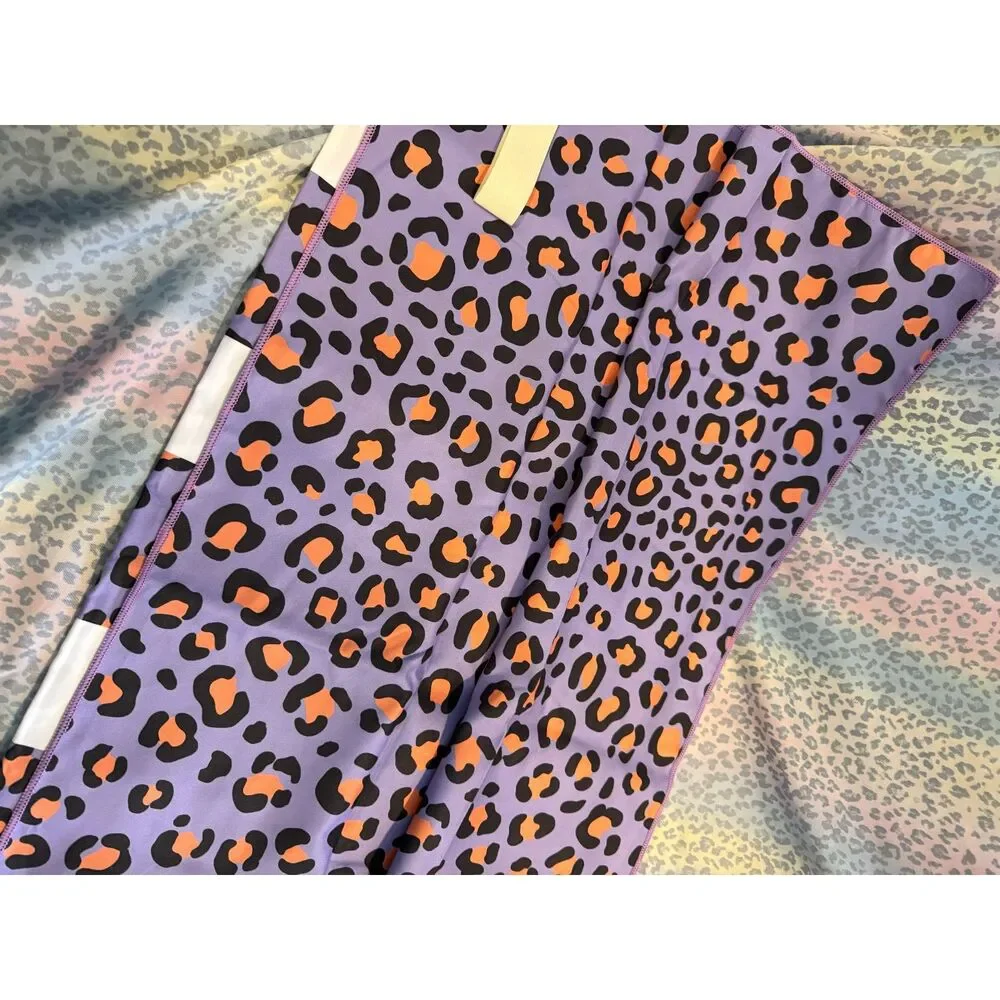 Truly Lou Reversible Sand Free Beach Towel Leopard Print PUNK 90x160 cm NWT